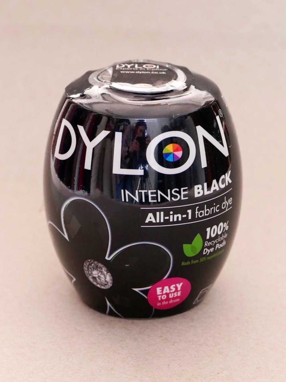 Dylon dye pod Intense Black All-in-1 Fabric Dye
